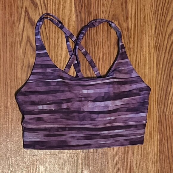 lululemon athletica Other - Lululemon Energy Longline Bra Medium Support, Purple Size 6